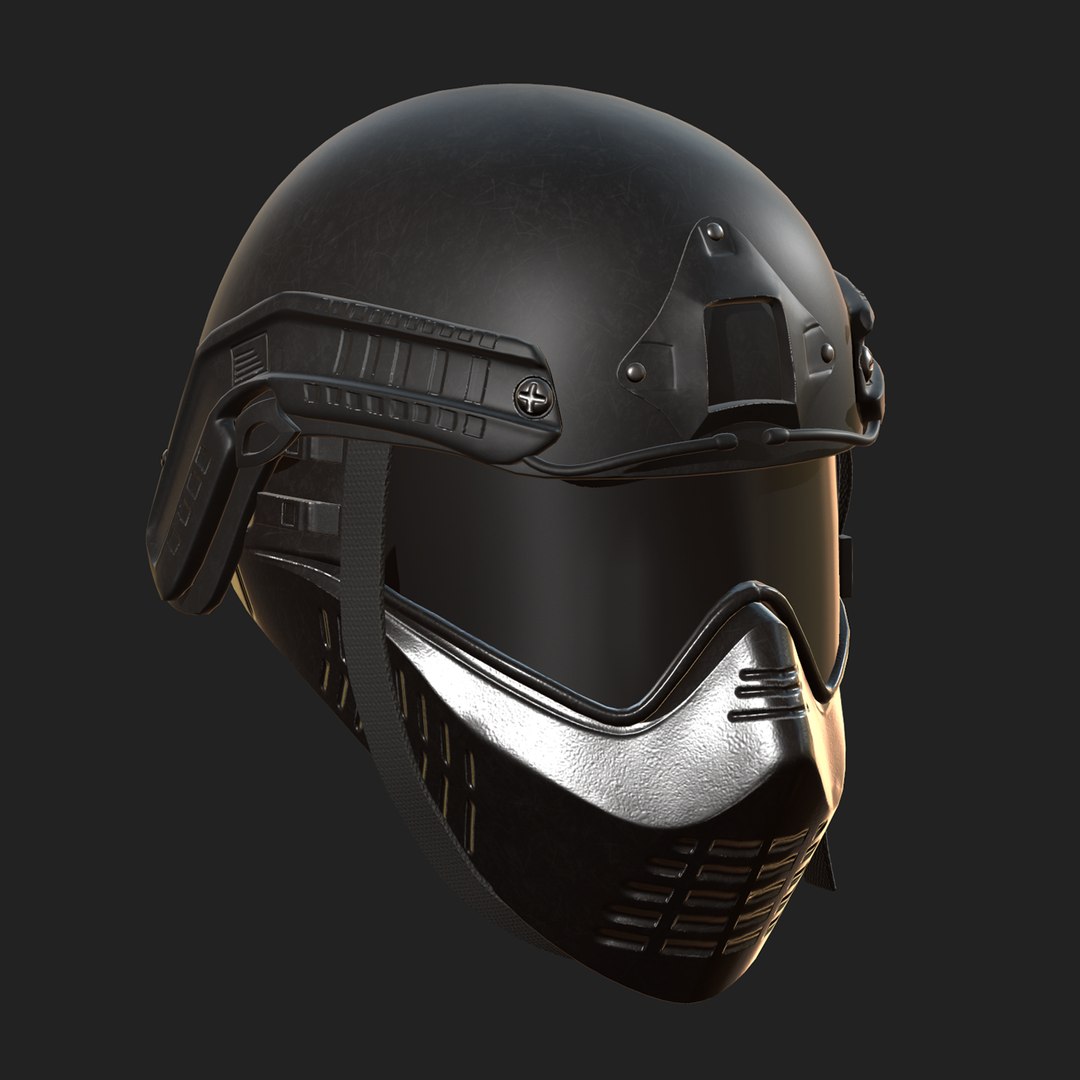 Helmet mask protection 3D model - TurboSquid 1558360