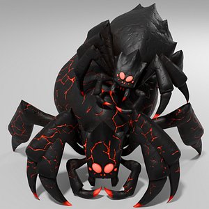 Spider Monster - Lava