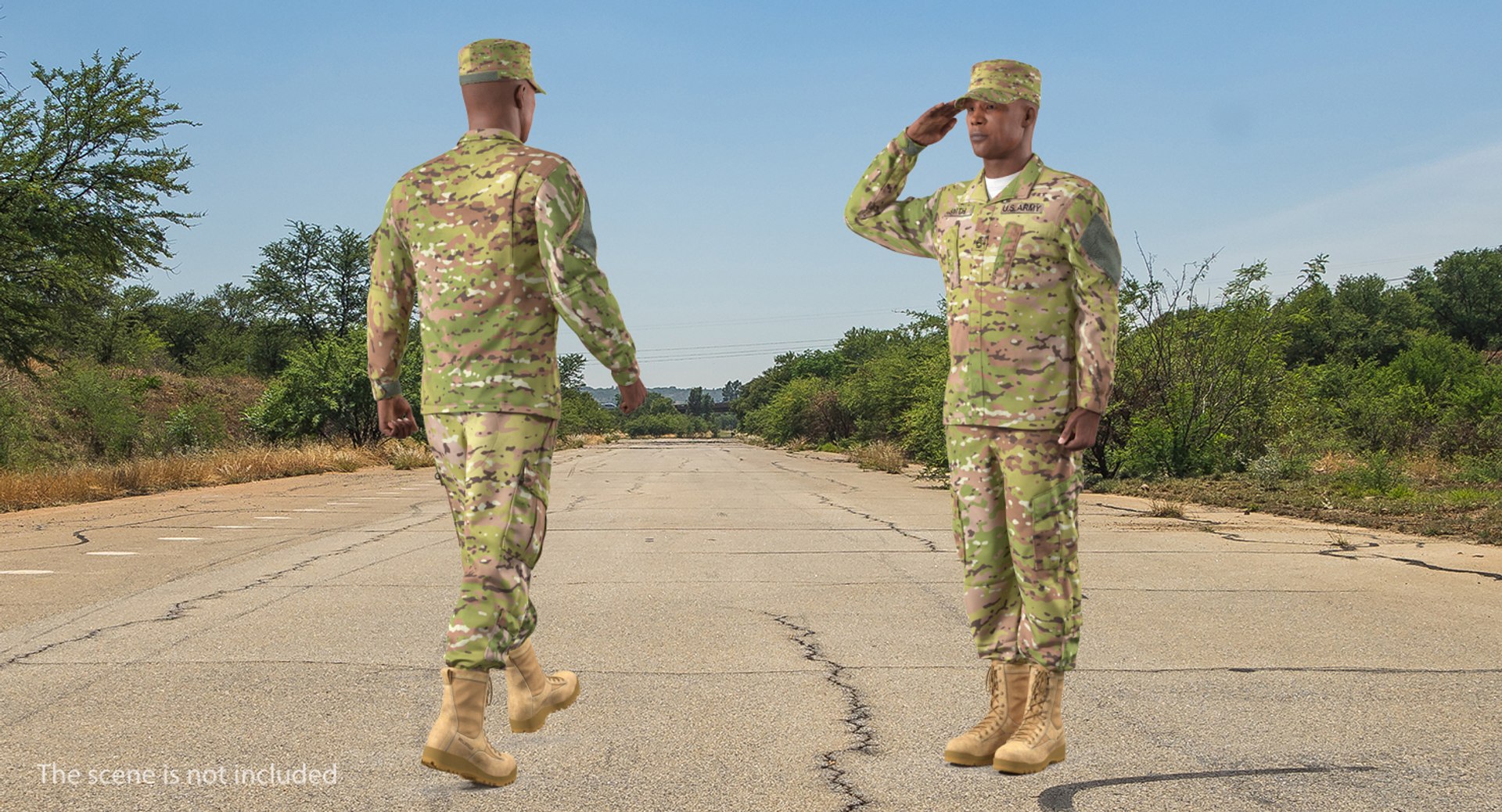 3D african-american army soldier camofluage model https://p.turbosquid.com/ts-thumb/2W/geXj9V/SUP5DXTE/africanamericanusarmysoldiercamofluagefurrigged3dmodel003/jpg/1560392961/1920x1080/fit_q87/a8e408fa0098f5d4adb0de57356989503a20de16/africanamericanusarmysoldiercamofluagefurrigged3dmodel003.jpg