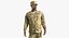 아프리카 계 미국인 군인 Camofluage Fur Rigged