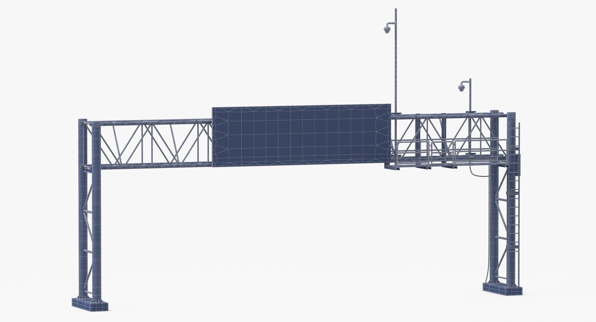 Digital Highway Sign 01 And Blank Version Model - TurboSquid 2023063