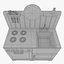 toy kitchen 3d 3ds