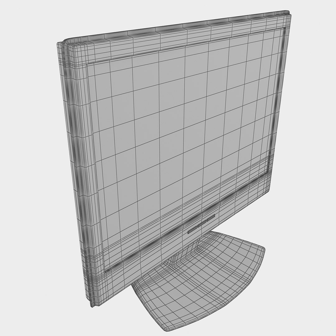 3d Lcd Monitor Model