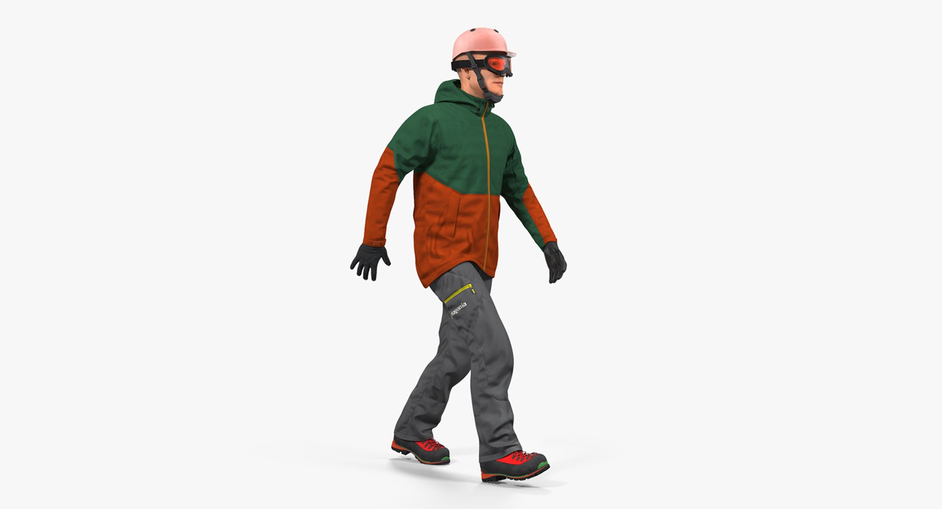 3D Snowboarder Winter Sports Gear - TurboSquid 1323784