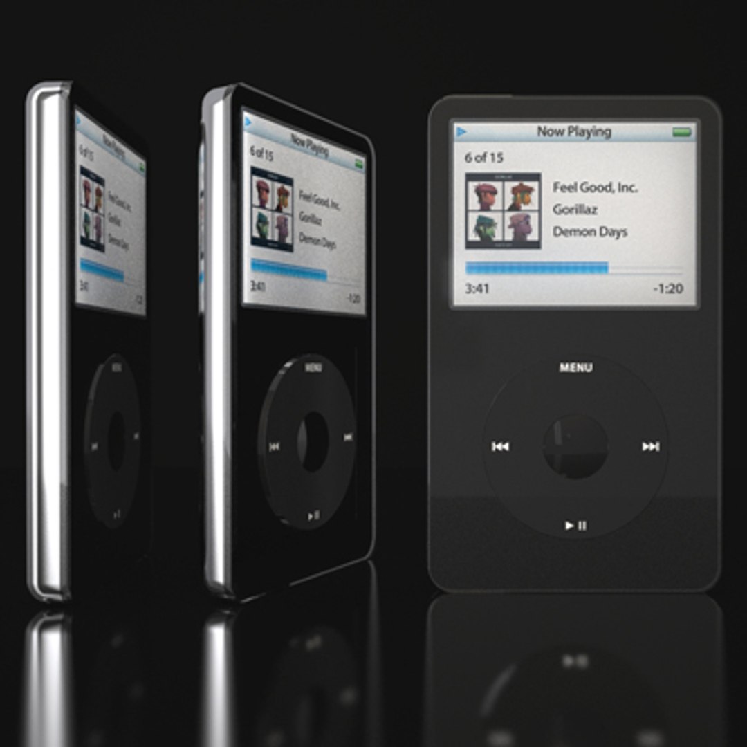 Apple Ipod Video 5th 3d Model