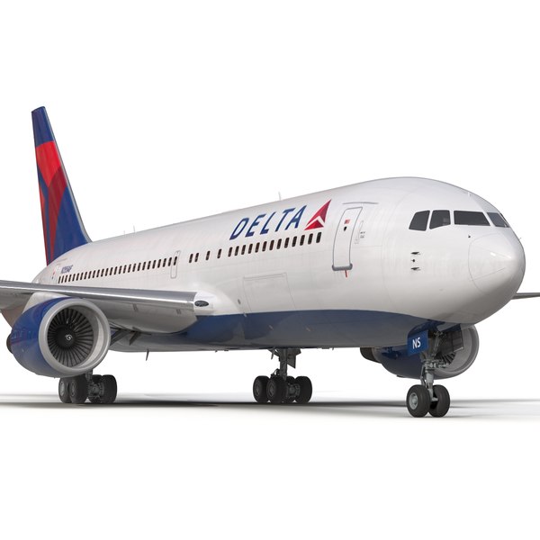 boeing 767-200 delta air lines 3d max