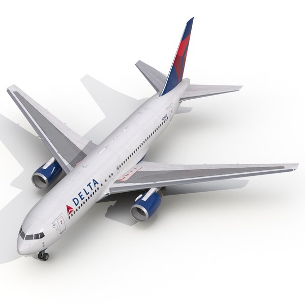 boeing 767-200 delta air lines 3d max