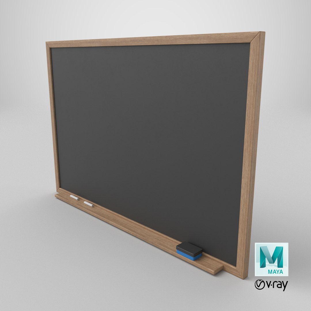 3D Blackboard PBR model https://p.turbosquid.com/ts-thumb/2W/uSNhj8/5p/stemcell_maya_vray_render/png/1774536657/1920x1080/fit_q87/b0ee90ec32d03e4abe70fab14c556b5f7fa49f78/stemcell_maya_vray_render.jpg