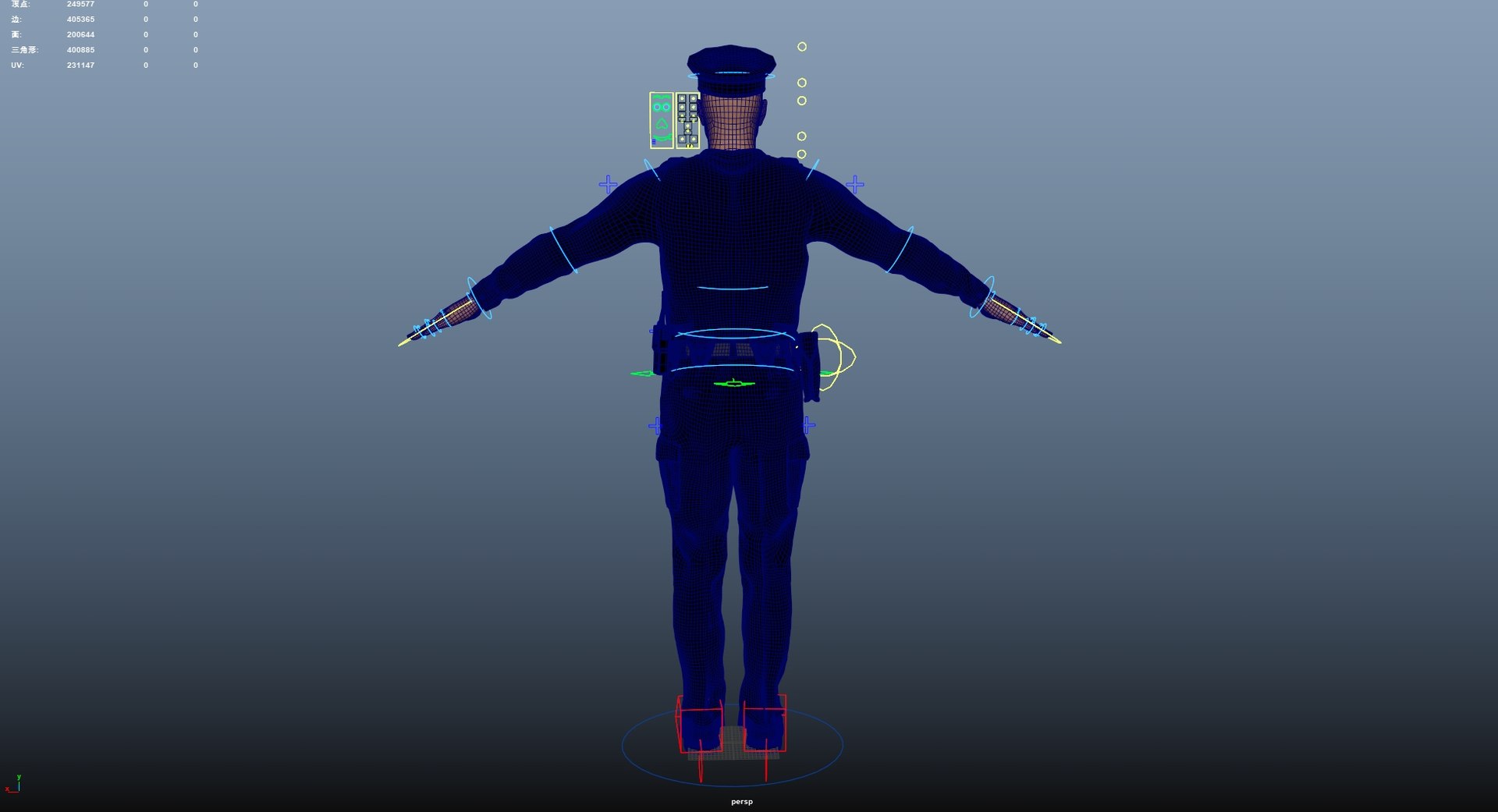 Police Male 3D Model - TurboSquid 2363022