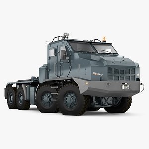Custom vehicle made in 3ds max 3D model