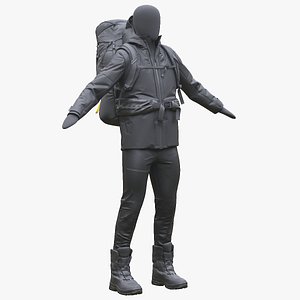 3D Mens Hiking Outfit