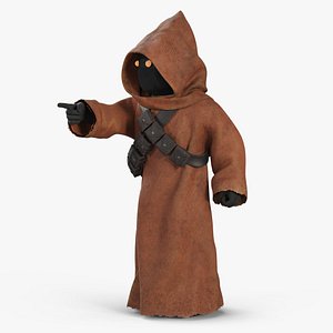 Jawa Star Wars Character Rigged for Maya