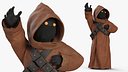 Jawa Star Wars Character Rigged for Maya