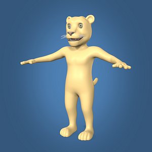 3ds cartoon puma