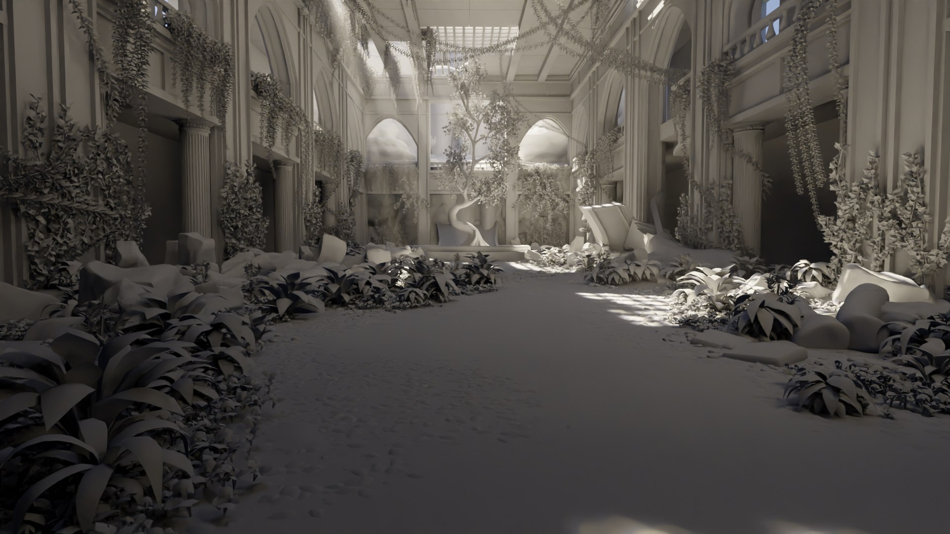 3D Sacred Tree Scene Model - TurboSquid 1767810