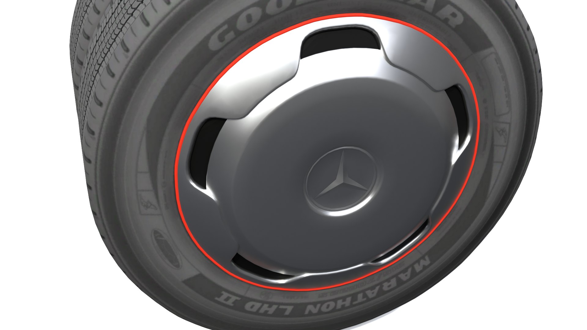 Mercedes Benz Bus Wheel 3D - TurboSquid 1904384