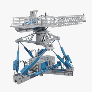 3D Offshore Service Vessel Gangway model