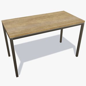 wooden bench - new 3D