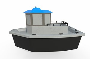 small tugboat toy model