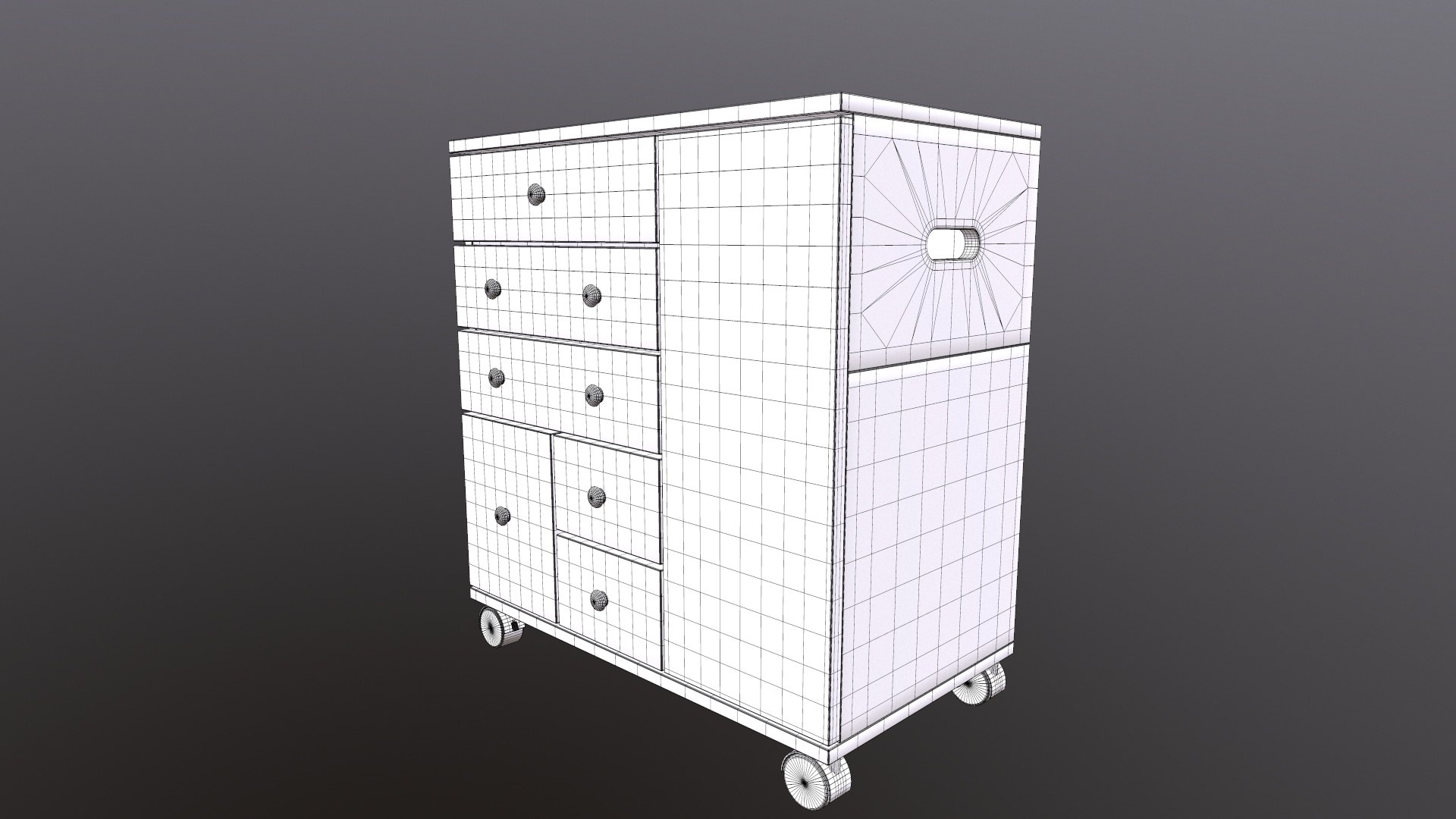 Drawers 3D Model - TurboSquid 1966952