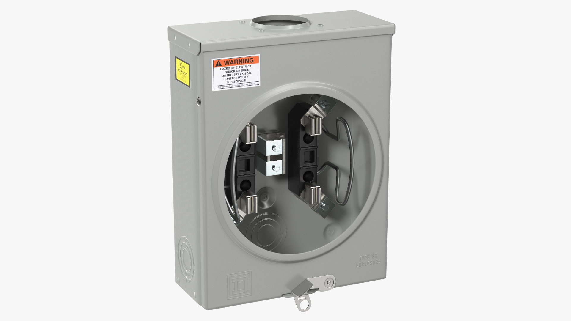 Square D Individual Electricity Meter Socket 3D model preview