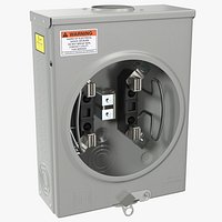 Square D Individual Electricity Meter Socket