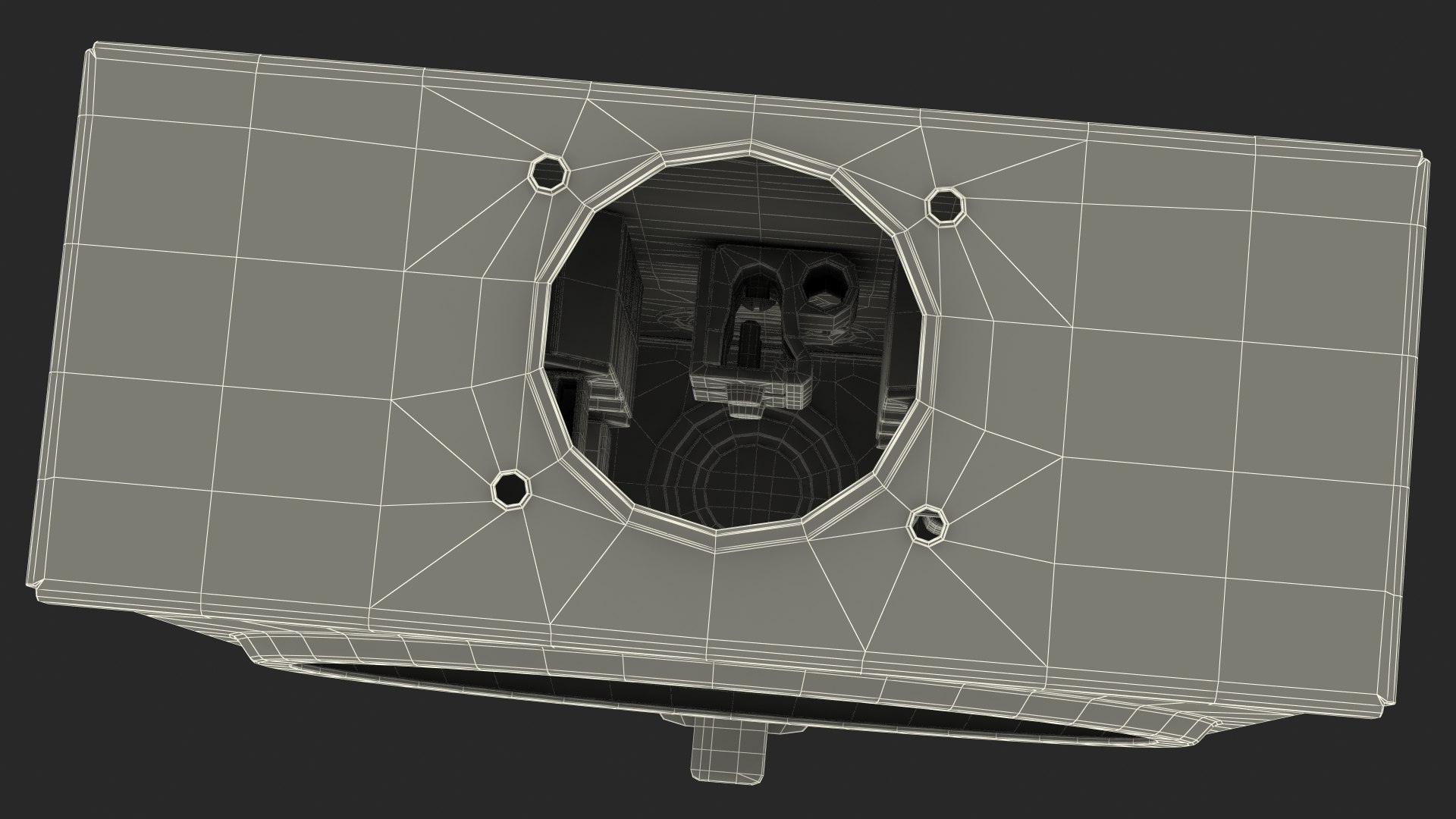 3D Square D Individual Electricity Meter Socket model - TurboSquid 1912581