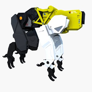Sci-fi Bloodhound Animal Robot