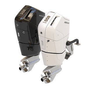 Outboard Motor V12 600HP 3D model
