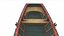 Altes Holzboot 02 Low-Poly PBR