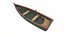 Altes Holzboot 02 Low-Poly PBR