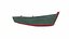 Altes Holzboot 02 Low-Poly PBR