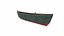 Altes Holzboot 02 Low-Poly PBR