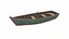Altes Holzboot 02 Low-Poly PBR