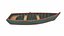 Altes Holzboot 02 Low-Poly PBR