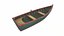 Altes Holzboot 02 Low-Poly PBR