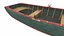 Altes Holzboot 02 Low-Poly PBR