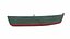 Altes Holzboot 02 Low-Poly PBR