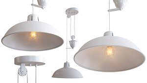3D model Suspended chandelier Lumion RUTH E27