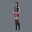 Young woman - Mona - SOFTIMAGE rigged