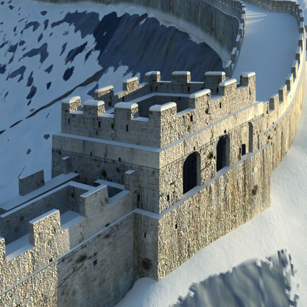 great wall 3d model