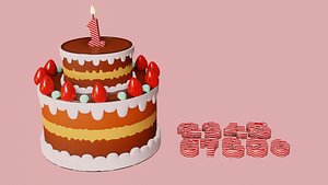 Strawberry Cake model