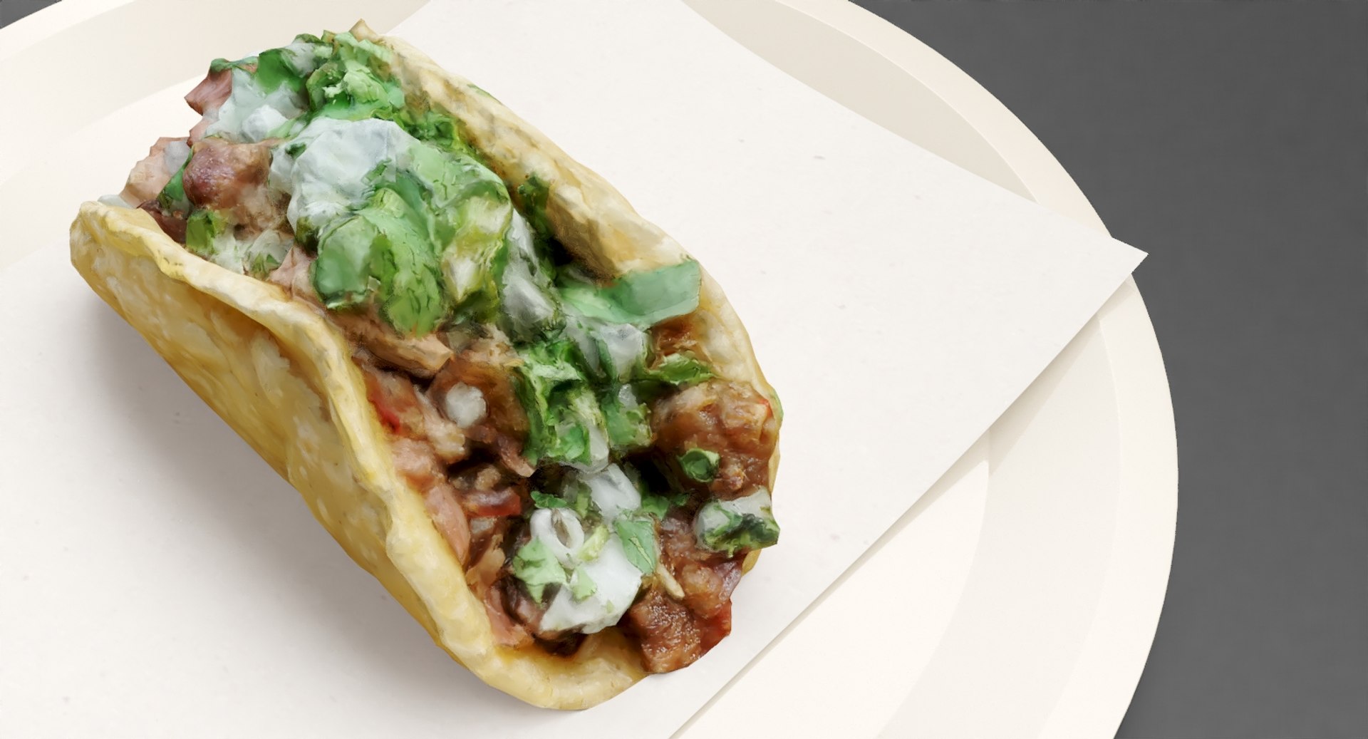 3D taco suadero https://p.turbosquid.com/ts-thumb/2X/fnsGHH/qktw93DN/cr_03/jpg/1562216546/1920x1080/fit_q87/75db41d1eea6cfd330a4772d0958dbf62b3130b5/cr_03.jpg