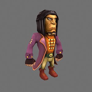 max low-poly pirate