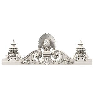 3D model cartouche decor