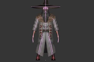 maya wizard character run