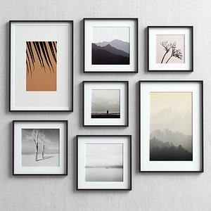 picture frames 3D model