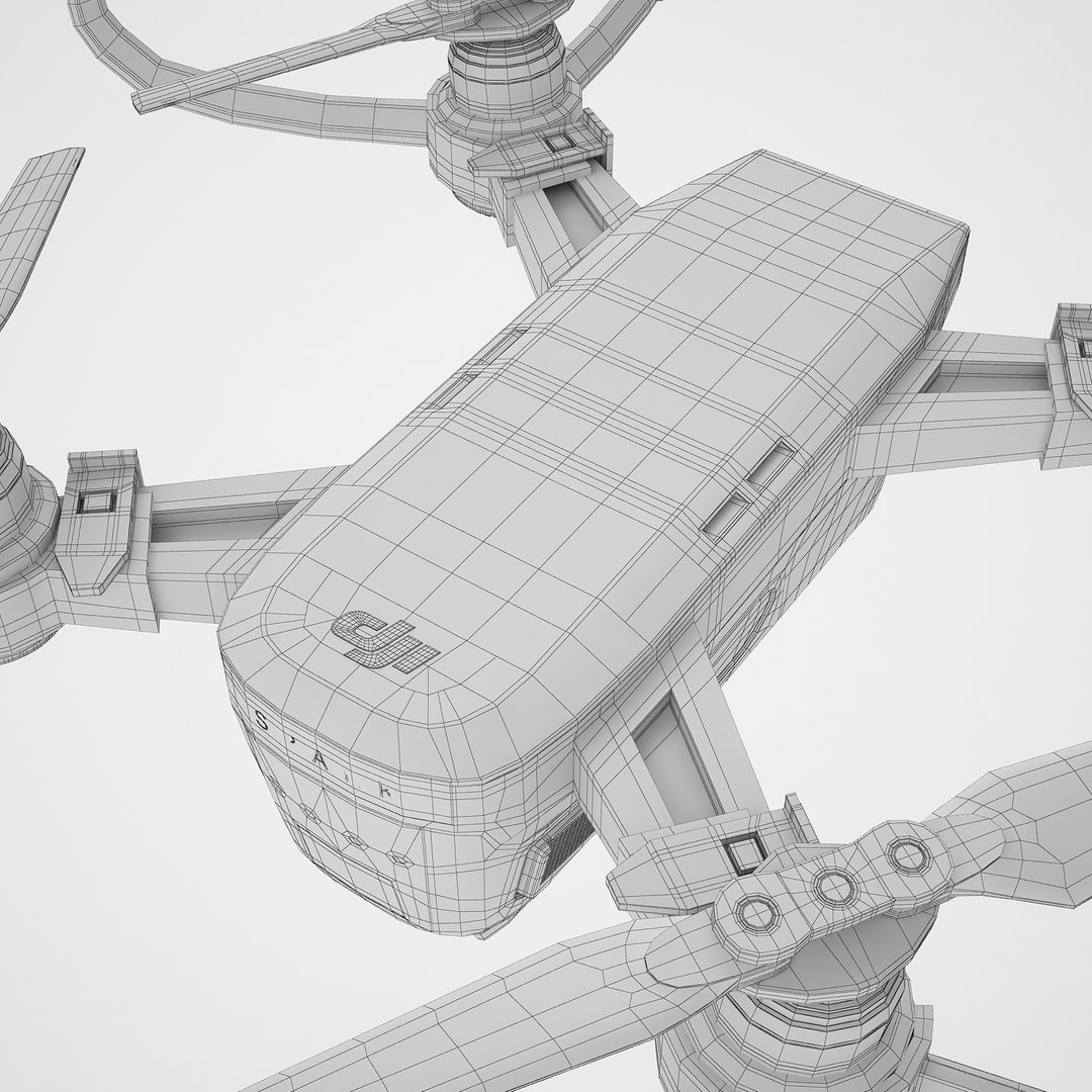 3D Dji Spark Model - TurboSquid 1338709