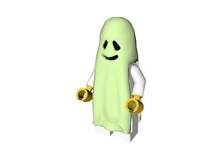 LEGO GHOST LOW POLY