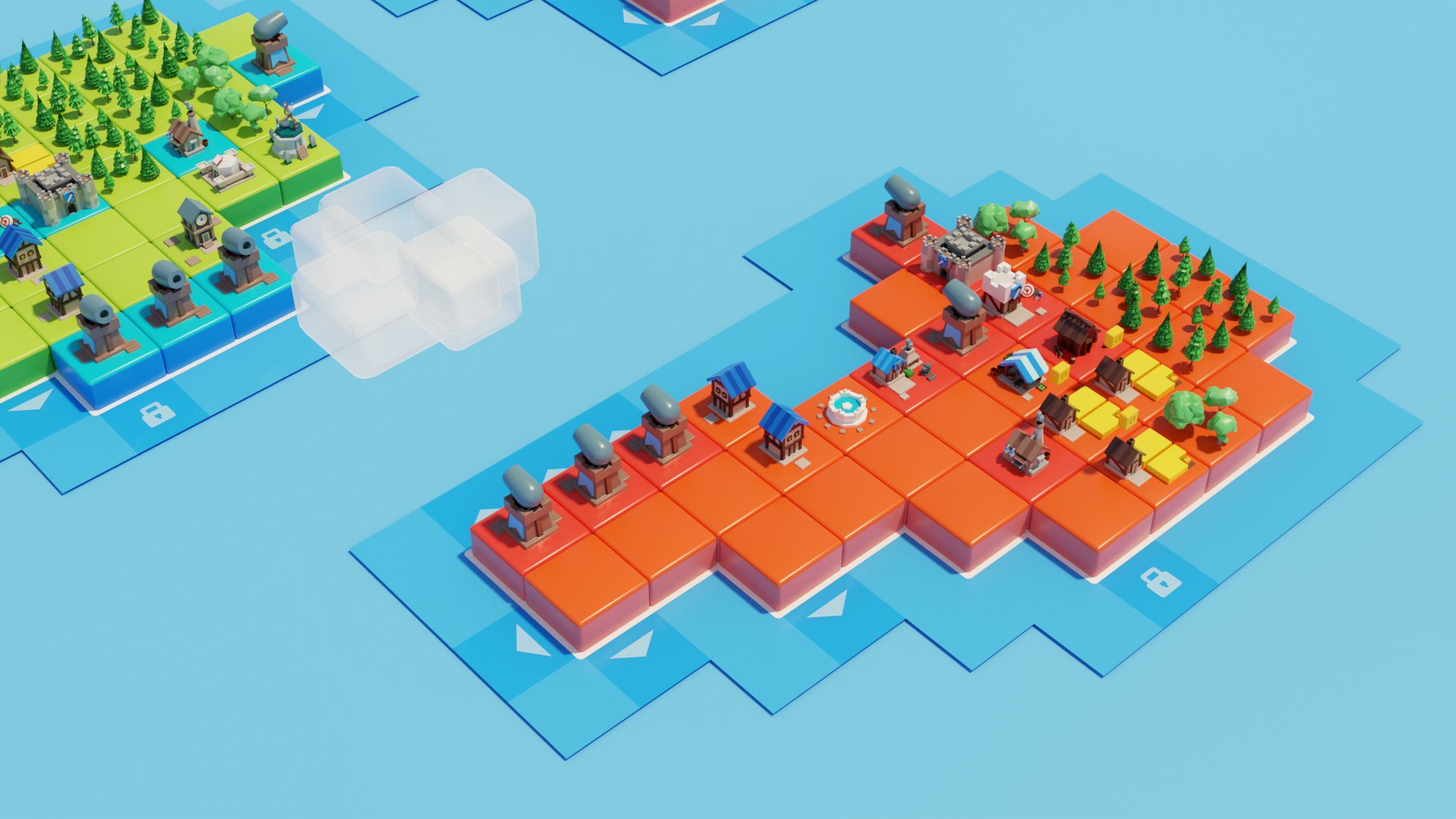 3D Tile Island Castle Model - TurboSquid 1828060